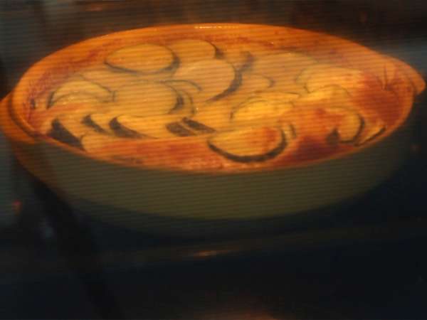 Κολοκυθάκια και κατσικίσιο τυρί clafoutis - Προετοιμασία βήμα 3