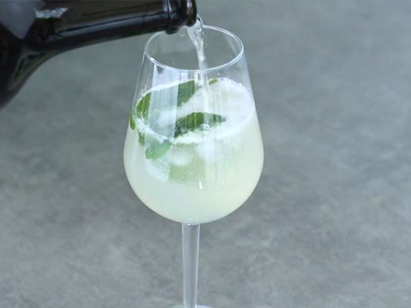 Royal Mojito με Prosecco - Προετοιμασία βήμα 2