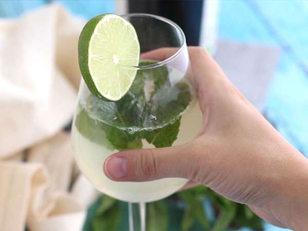 Royal Mojito με Prosecco - Προετοιμασία βήμα 3