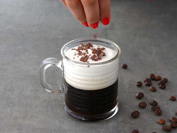 Irish Coffee (καφές με ουίσκι και σαντιγί) - Προετοιμασία βήμα 4