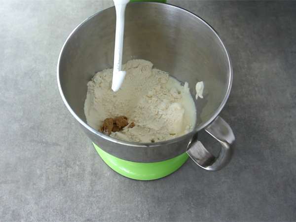 Brioche Butchy - Μπριός χωρίς βούτυρο - Προετοιμασία βήμα 1