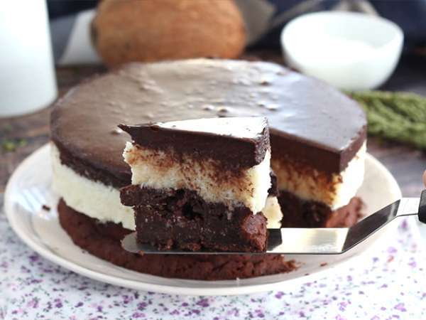 Bounty Brownie - Προετοιμασία βήμα 6