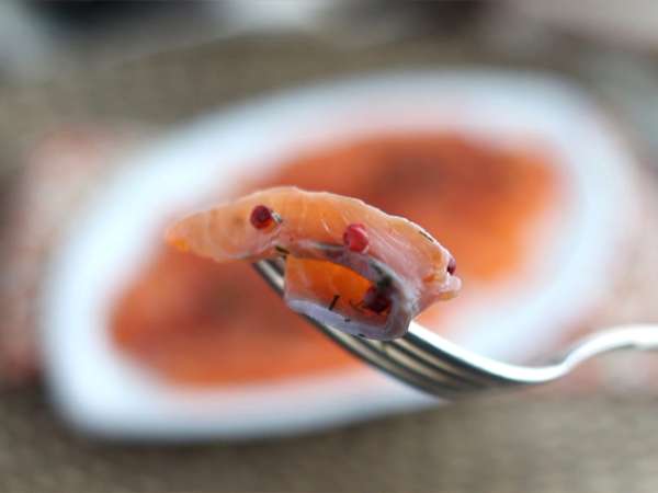 Gravlax, ο μαριναρισμένος σολομός σουηδικού τύπου - Προετοιμασία βήμα 6