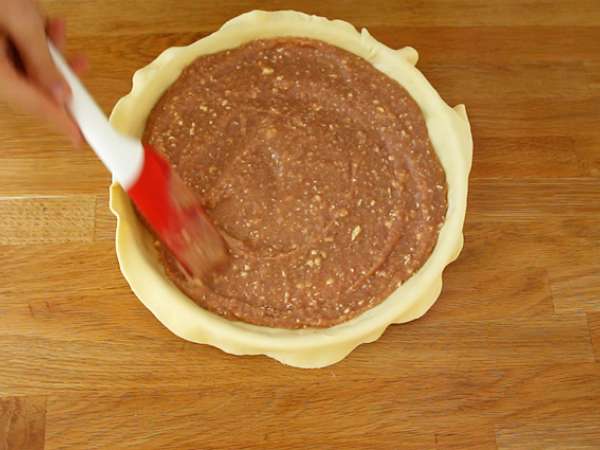 Frangipane βατόμουρο φιστίκι galette des rois - Προετοιμασία βήμα 4