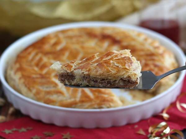 Frangipane βατόμουρο φιστίκι galette des rois - Προετοιμασία βήμα 8