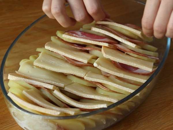 Raclette gratin - Προετοιμασία βήμα 4