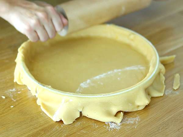 Κέικ μήλου και αμυγδάλου (Tarte normande) - Προετοιμασία βήμα 5