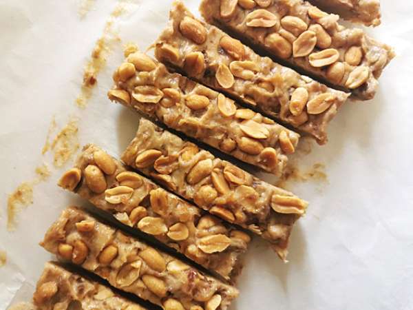 Vegan και χωρίς γλουτένη σπιτικές μπάρες Snickers - Προετοιμασία βήμα 7