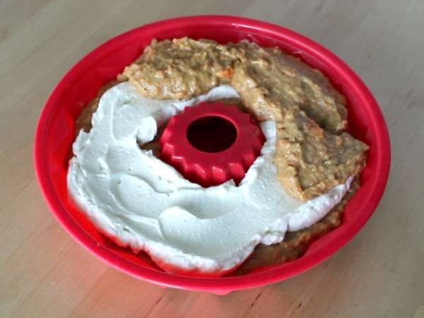 Παντεσπάνι καρότου με γέμιση cheesecake - Προετοιμασία βήμα 7