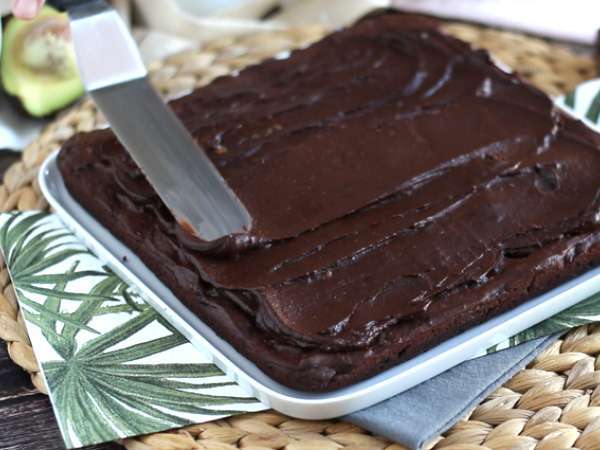 Brownie με αβοκάντο και σοκολάτα χωρίς βούτυρο - χωρίς λακτόζη - Προετοιμασία βήμα 5
