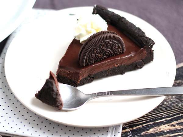 Τάρτα σοκολάτας και oreo - Προετοιμασία βήμα 6