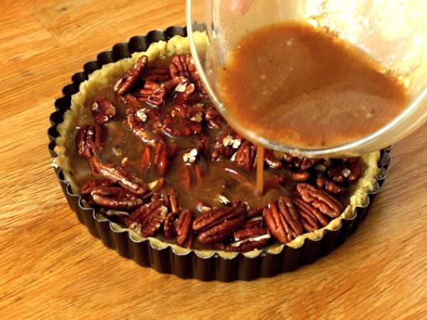 Πίτα με καρύδια. Πίτα Pecan - Προετοιμασία βήμα 6