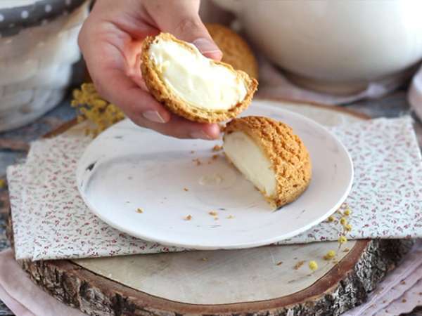 Κρέμα βανίλιας κρέμα cracker puffs - Προετοιμασία βήμα 18