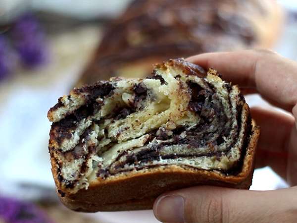 Μπριός σοκολάτας και φουντουκιού babka - Προετοιμασία βήμα 10