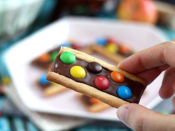 Μπισκότα με m&m's - Προετοιμασία βήμα 8