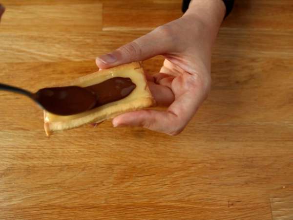 Μπισκότα twix με καραμέλα και σοκολάτα γάλακτος - Προετοιμασία βήμα 9