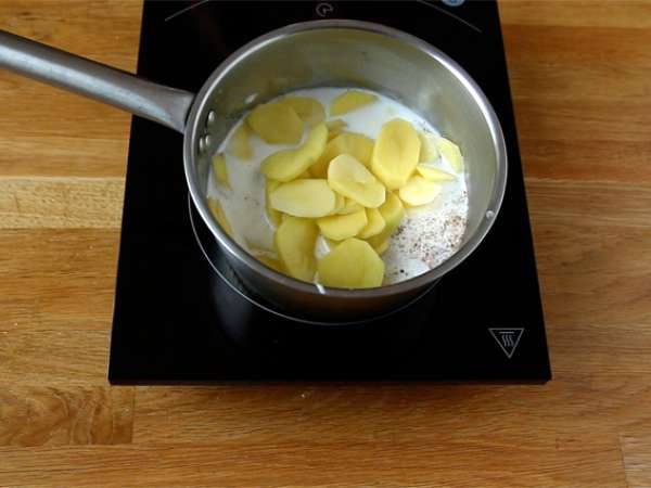 Μίνι gratins dauphinois - Προετοιμασία βήμα 1