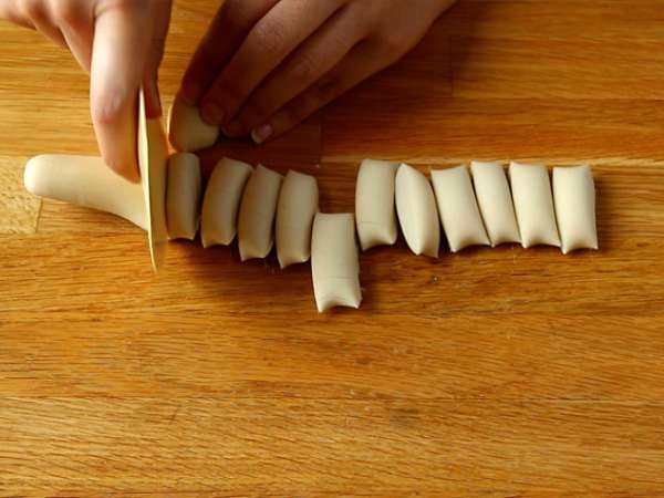 Gyozas με κοτόπουλο, καρότα και μανιτάρια - Προετοιμασία βήμα 5
