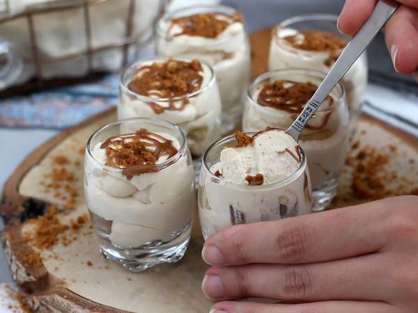 Ποτήρια μους Speculoos - Προετοιμασία βήμα 7