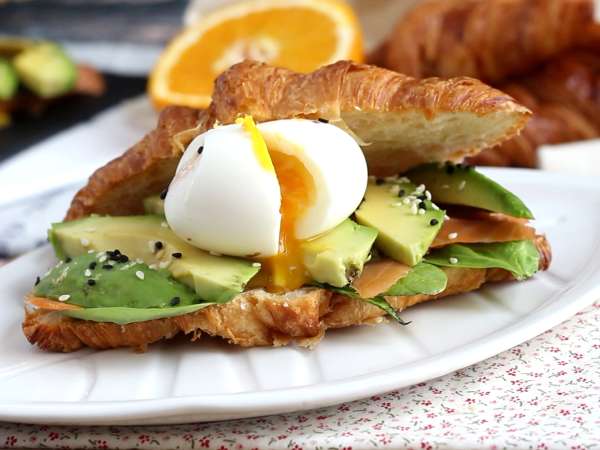 Σάντουιτς brunch με κρουασάν - Προετοιμασία βήμα 6