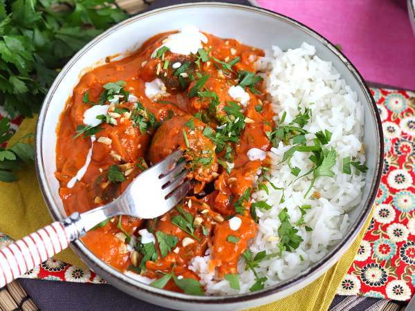Vegan Malai Kofta: κεφτεδάκια από ρεβίθια με σάλτσα ντομάτας - Προετοιμασία βήμα 6