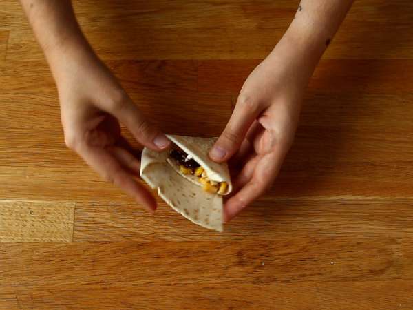 Χορτοφαγικές samosas taco - Προετοιμασία βήμα 4
