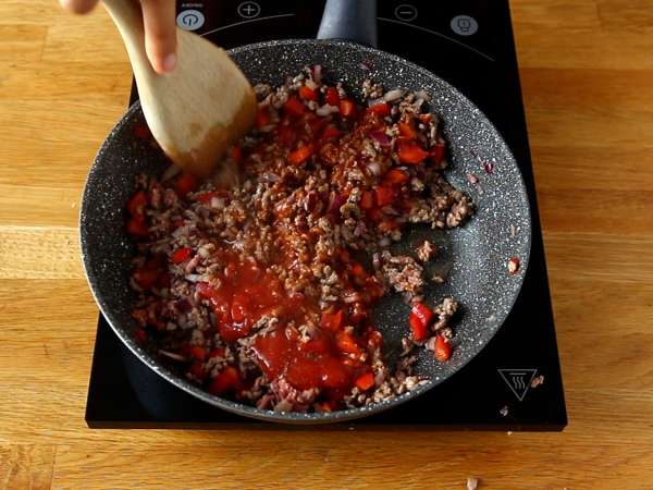 Tacos με κιμά samosa - Προετοιμασία βήμα 3