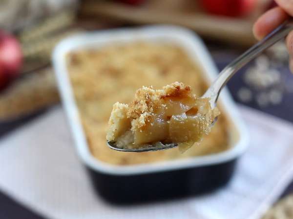 Σούπερ εύκολο μήλο crumble - Προετοιμασία βήμα 5
