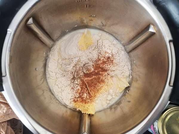 Σάλτσα μπεσαμέλ με Thermomix - Προετοιμασία βήμα 1