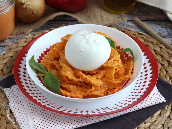 Πέστο Καλαβρίας με κρεμώδες τυρί burrata - Προετοιμασία βήμα 7
