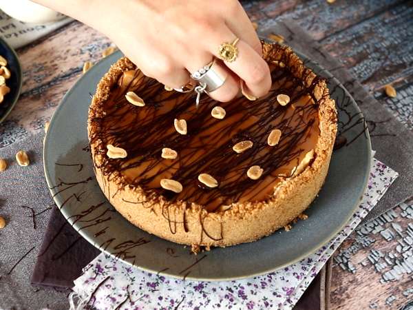 Extra-gourmand τυρόπιτα τύπου Snickers - Προετοιμασία βήμα 9