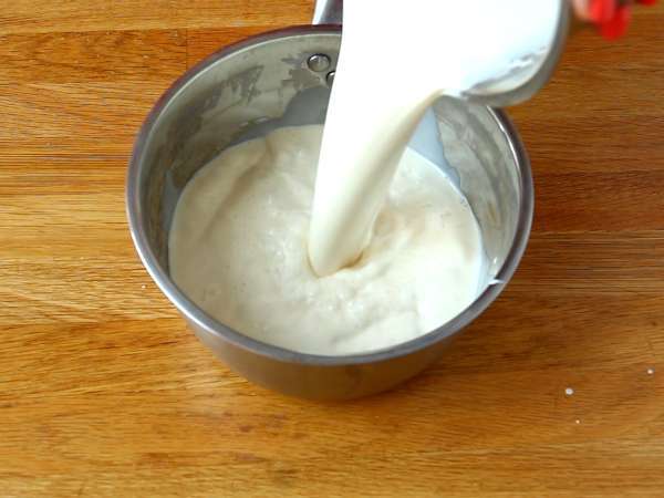 Panna cotta με coulis μούρων - Προετοιμασία βήμα 2