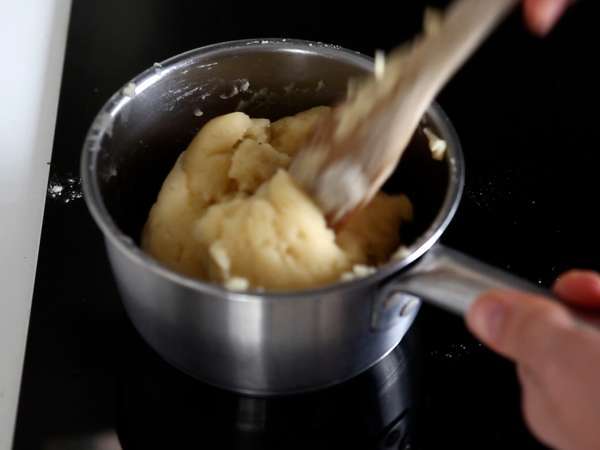 Ψημένα churros σε σχήμα μπολ για γενναιόδωρη επικάλυψη - Προετοιμασία βήμα 2