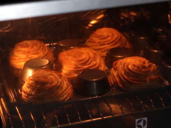 Ψημένα churros σε σχήμα μπολ για γενναιόδωρη επικάλυψη - Προετοιμασία βήμα 5