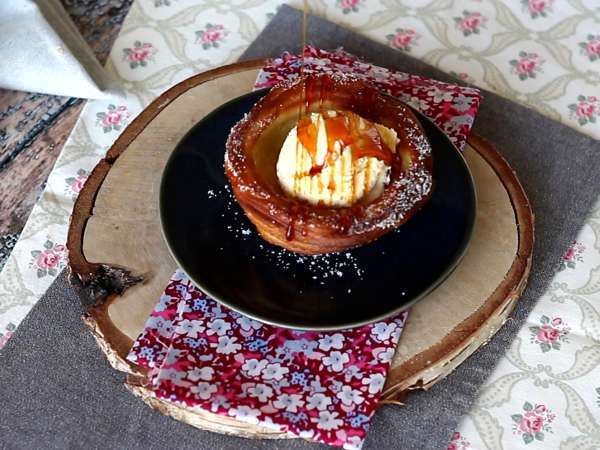 Ψημένα churros σε σχήμα μπολ για γενναιόδωρη επικάλυψη - Προετοιμασία βήμα 7
