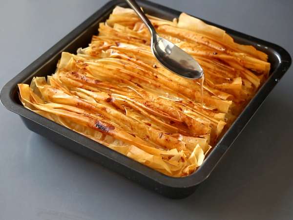 Crinkle cake, το σούπερ τραγανό κέικ που φτιάχνεται εύκολα - Laz Borek turc facile - Προετοιμασία βήμα 7