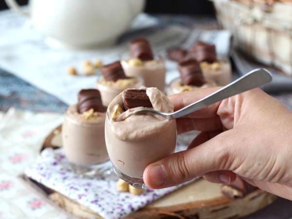 Χωρίς ψήσιμο, εξαιρετικά νόστιμες Kinder Bueno verrines - Προετοιμασία βήμα 8