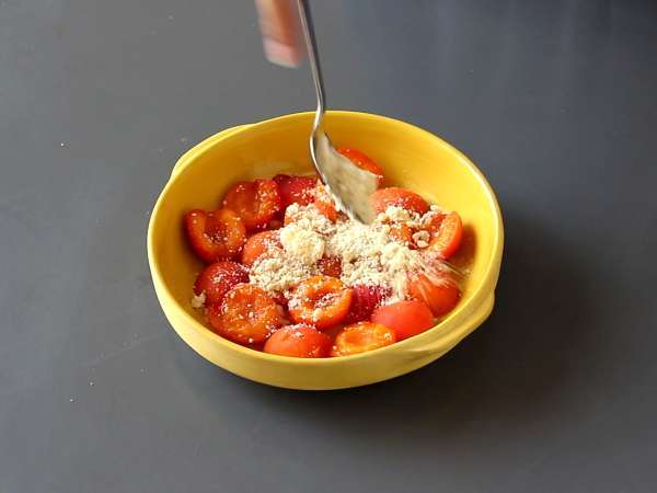 Apricot crumble - Προετοιμασία βήμα 4