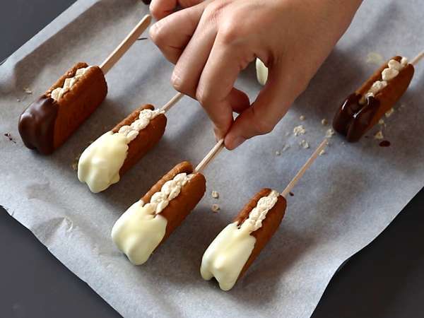 Παγωμένα σάντουιτς με speculoos - Προετοιμασία βήμα 8
