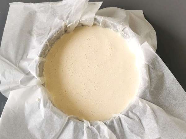 Βασκικό cheesecake - Προετοιμασία βήμα 5