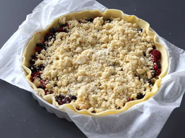 Τάρτα με κόκκινα φρούτα Express - Προετοιμασία βήμα 4