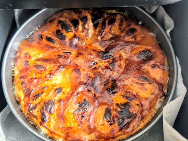 Clafoutis βερίκοκο με φριτέζα αέρος - Προετοιμασία βήμα 7