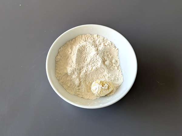 Mozzarelline στη φριτέζα αέρα - Προετοιμασία βήμα 3