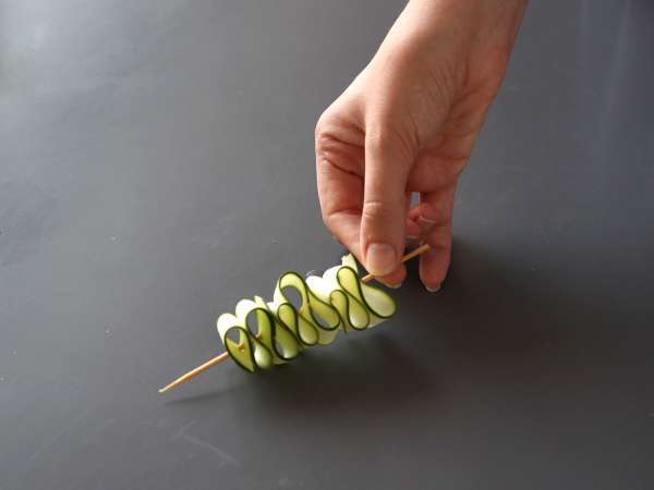 Κεμπάπ κολοκυθιού με νόστιμη, πικάντικη ασιατική σάλτσα - Προετοιμασία βήμα 4