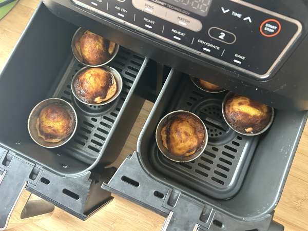 Pastéis de nata σε φριτέζα αέρος. Η γρήγορη και εύκολη συνταγή για το παραδοσιακό πορτογαλικό γλυκό. - Προετοιμασία βήμα 8