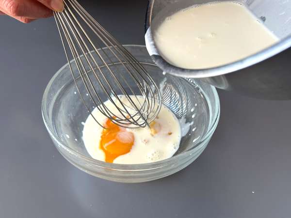 Torrijas στη φριτέζα αέρα με ψωμί μπριός, μια παράδοση χωρίς επιπλοκές - Προετοιμασία βήμα 3