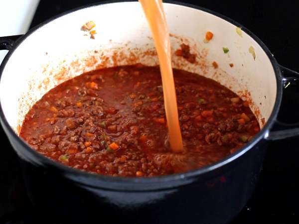 Σπιτική σάλτσα μπολονέζ - ragù alla bolognese - Προετοιμασία βήμα 5