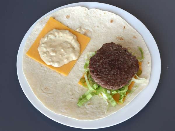 Τυλίγματα τύπου Big Mac, γρήγορα, πρακτικά και οικονομικά - Προετοιμασία βήμα 6