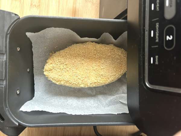 Παναρισμένο καπρίτσιο των θεών με πατάτες airfryer - Προετοιμασία βήμα 6
