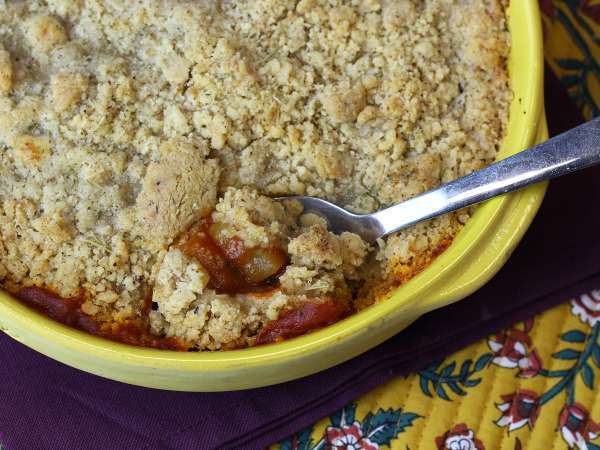 Ratatouille crumble, ένα γρήγορο και εύκολο πιάτο που θα λατρέψετε! - Προετοιμασία βήμα 7